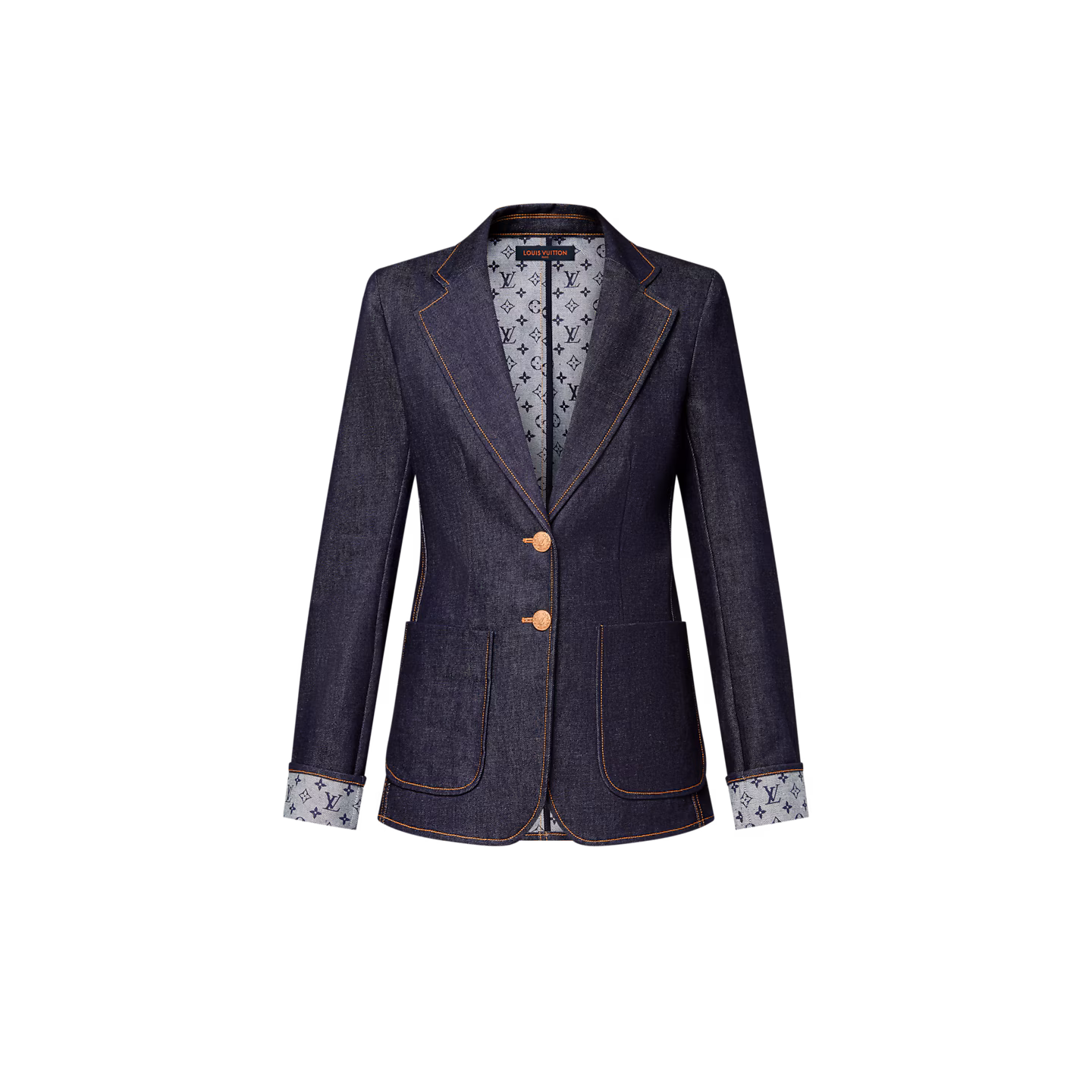 LV 1AI141 Denim Preppy Blazer