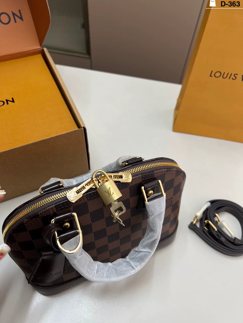 LOUIS VUITTON Alma Damier Ebene bag MM