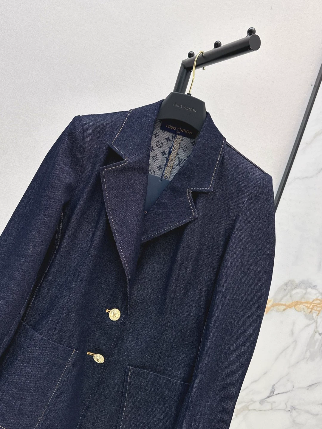 LV 1AI141 Denim Preppy Blazer