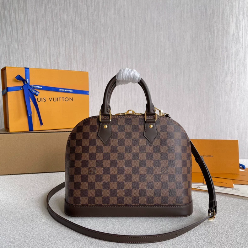 LOUIS VUITTON Alma Damier Ebene bag MM