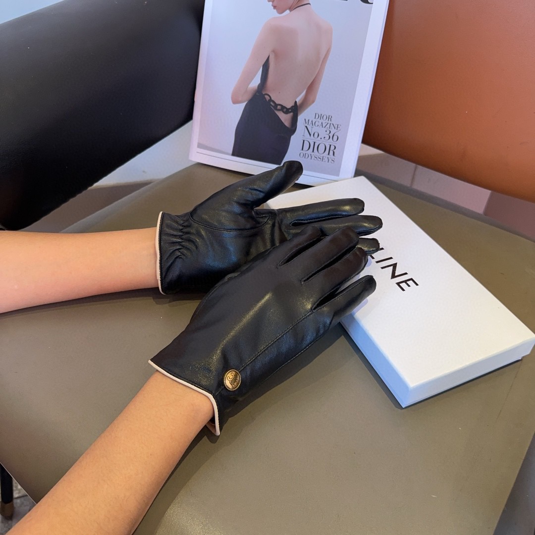 Celine Lambskin Gloves