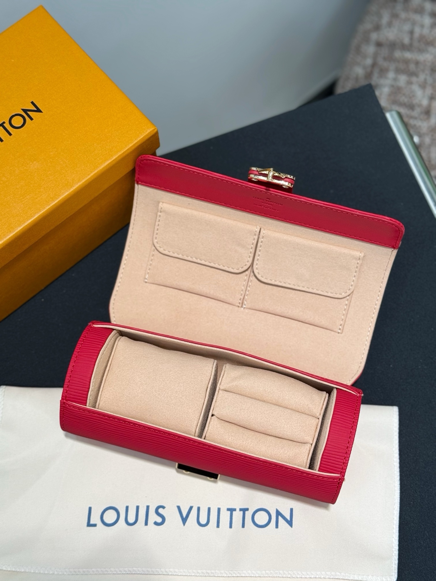 LOUIS VUITTON M10145 ETUI BIJOUX Jewelry & Watch Case