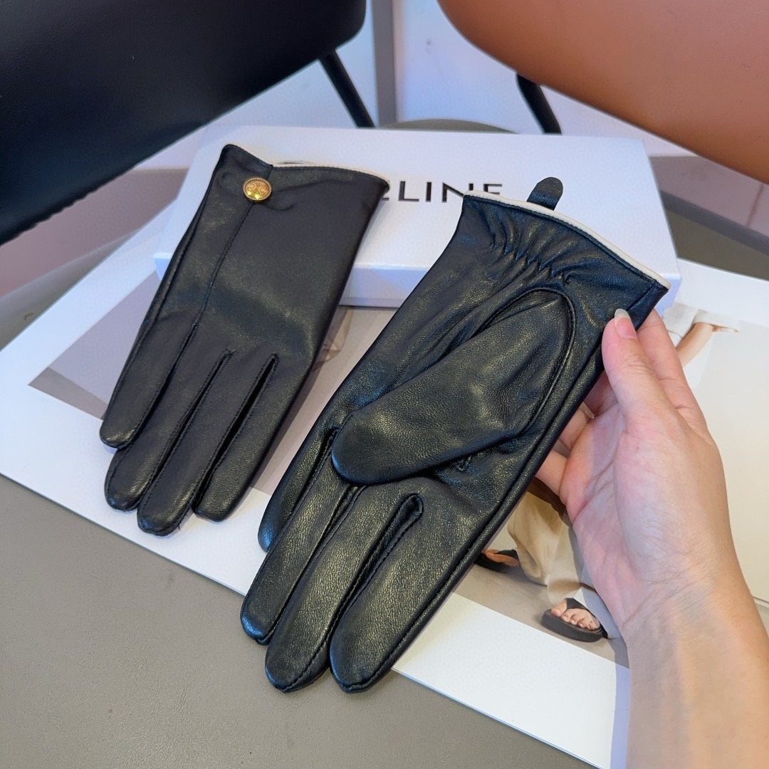 Celine Lambskin Gloves