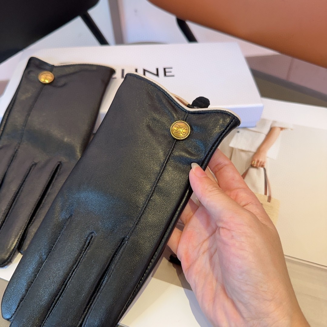 Celine Lambskin Gloves