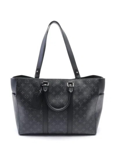 LOUIS VUITTON Sac Plat Two-way Bag In Black