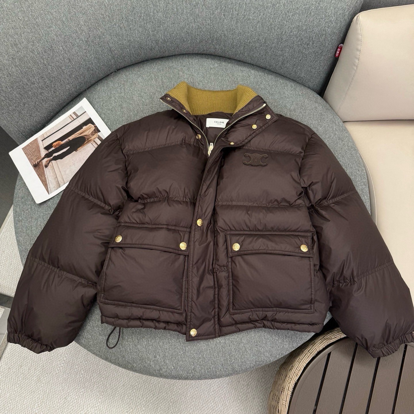 Celine puffer jacket IN light nylon