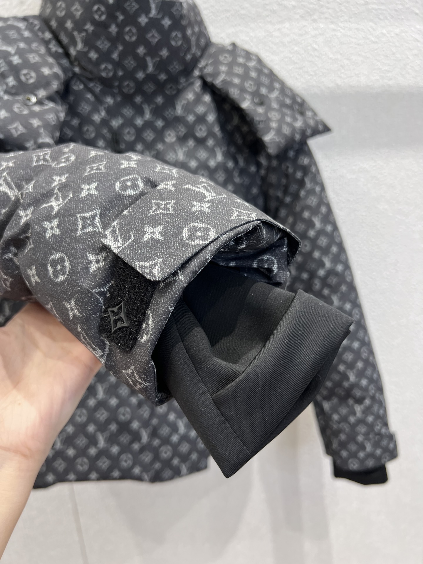 LOUIS VUITTON LV Ski Denim-Effect Monogram Ski Jacket