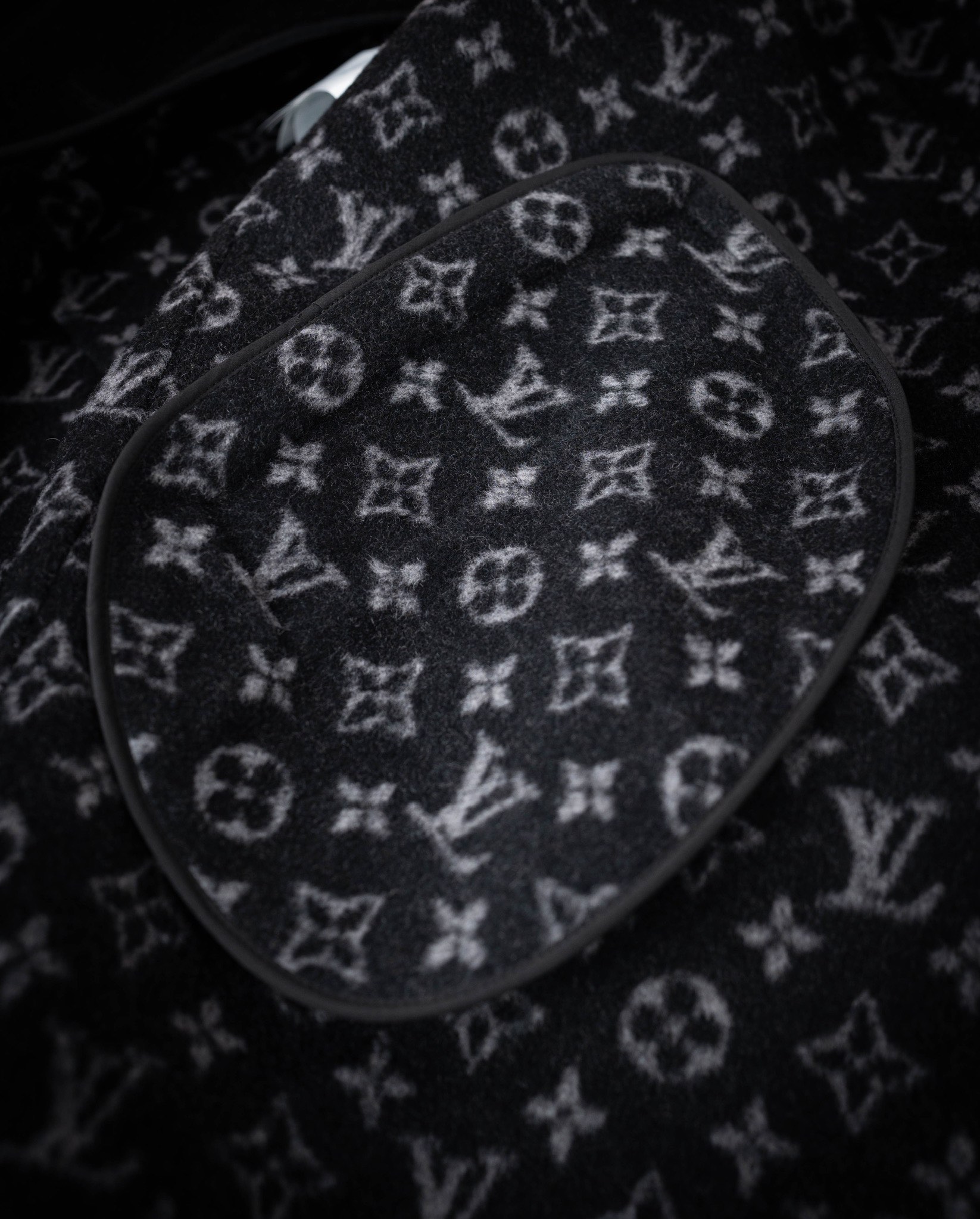 LV Classic Coat – Double-Faced Wool Long Coat with Hook Closure