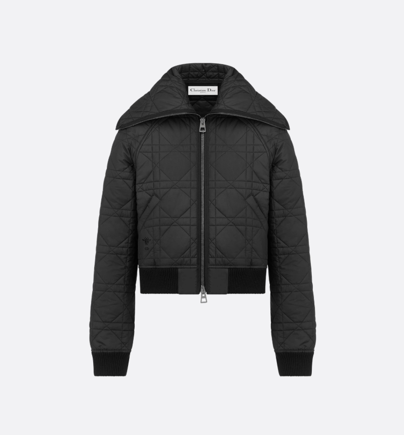 DIOR Macrocannage Jacket with Oversized Collar