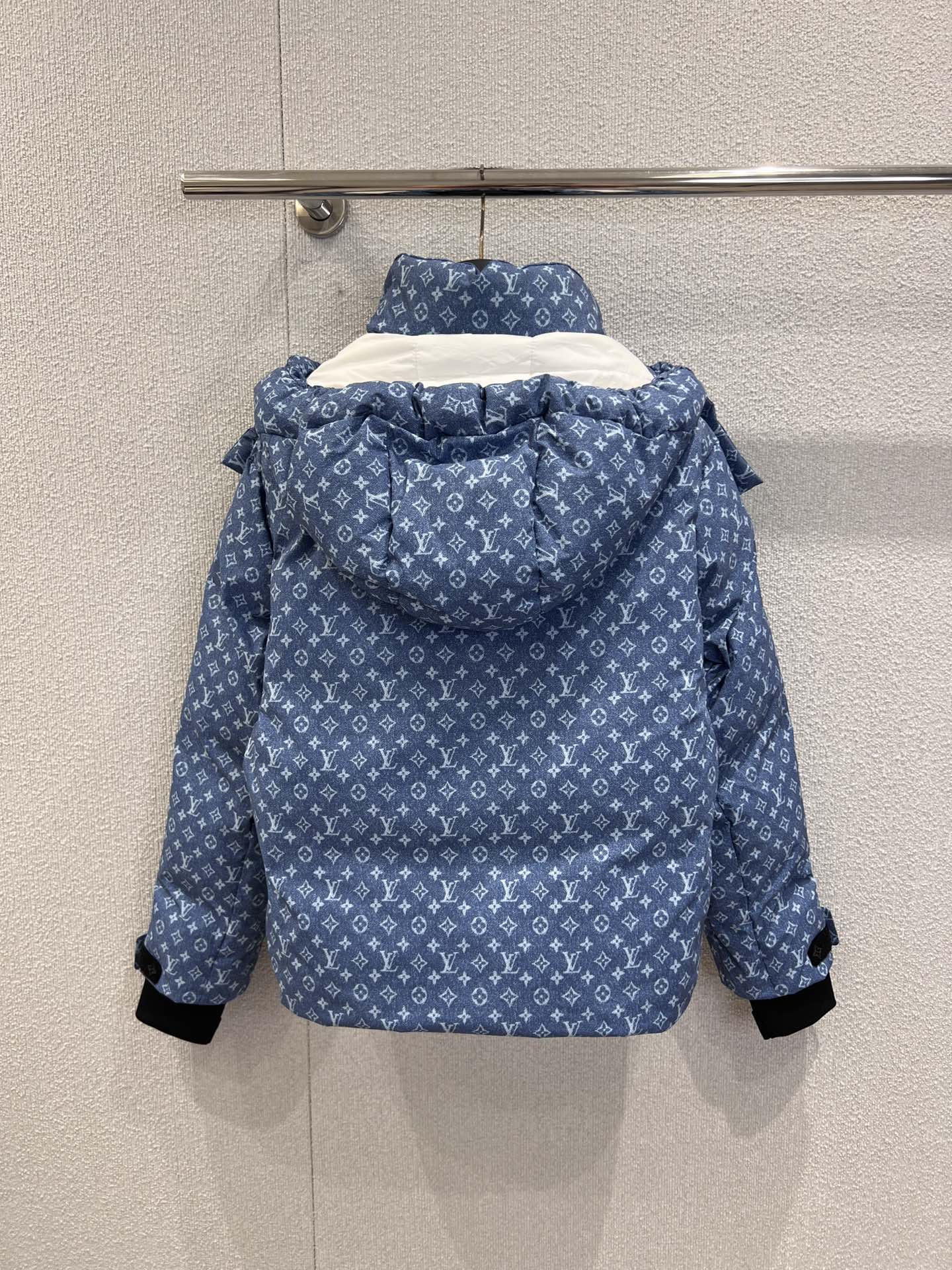 LOUIS VUITTON LV Ski Denim-Effect Monogram Ski Jacket