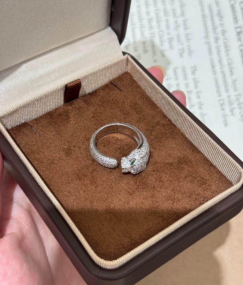 Cartier Full-Pavé Panther Ring