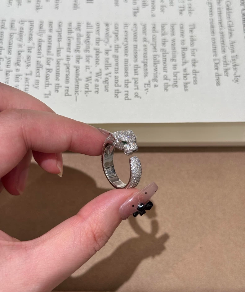 Cartier Full-Pavé Panther Ring