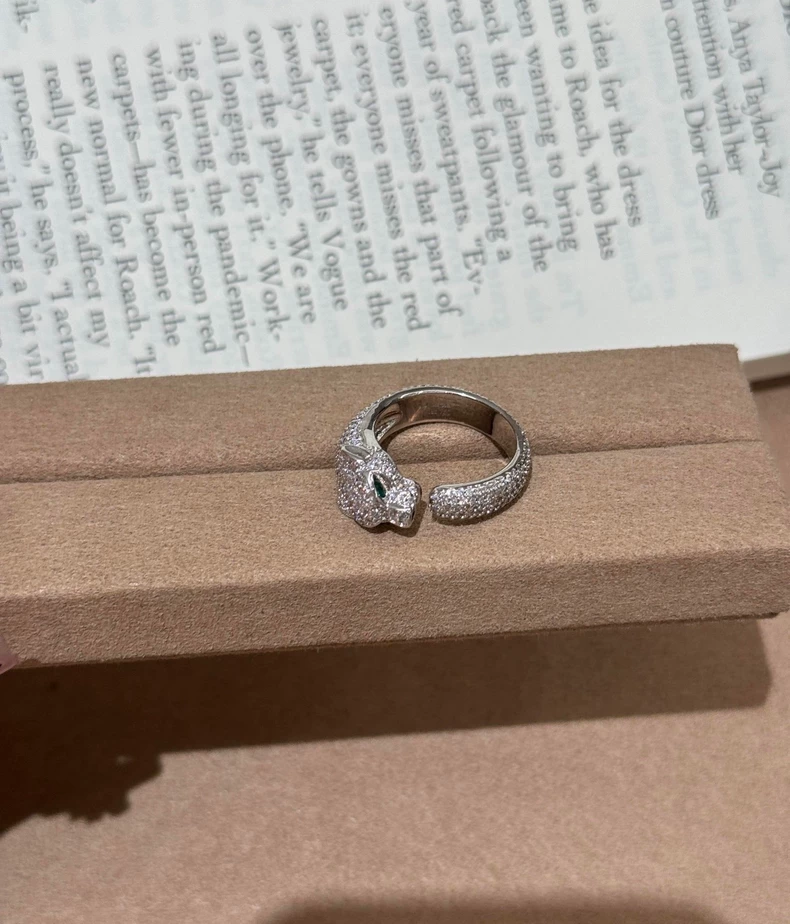 Cartier Full-Pavé Panther Ring