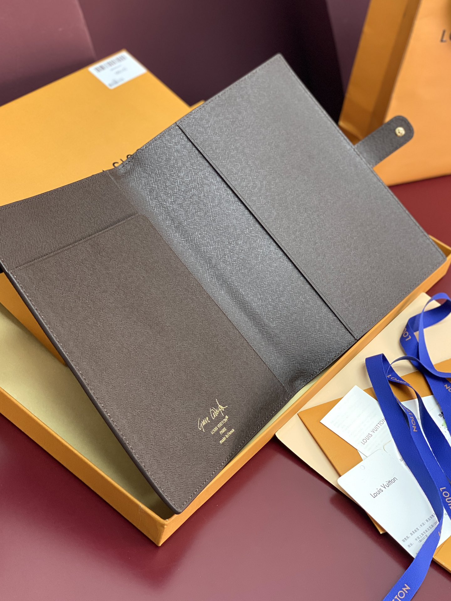 LOUIS VUITTON GI1395 Desk Agenda Cover MM