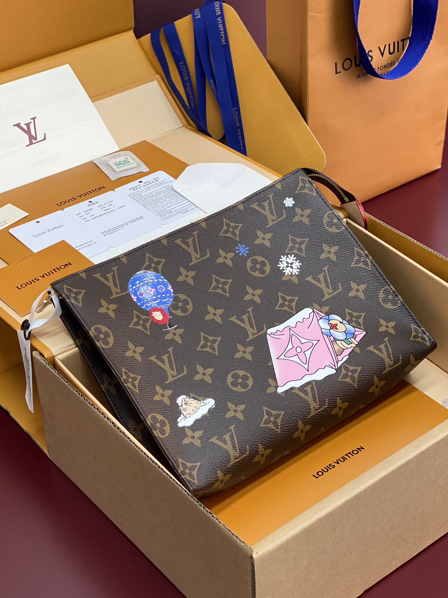 LOUIS VUITTON M15357 Trio Toilet Pouch