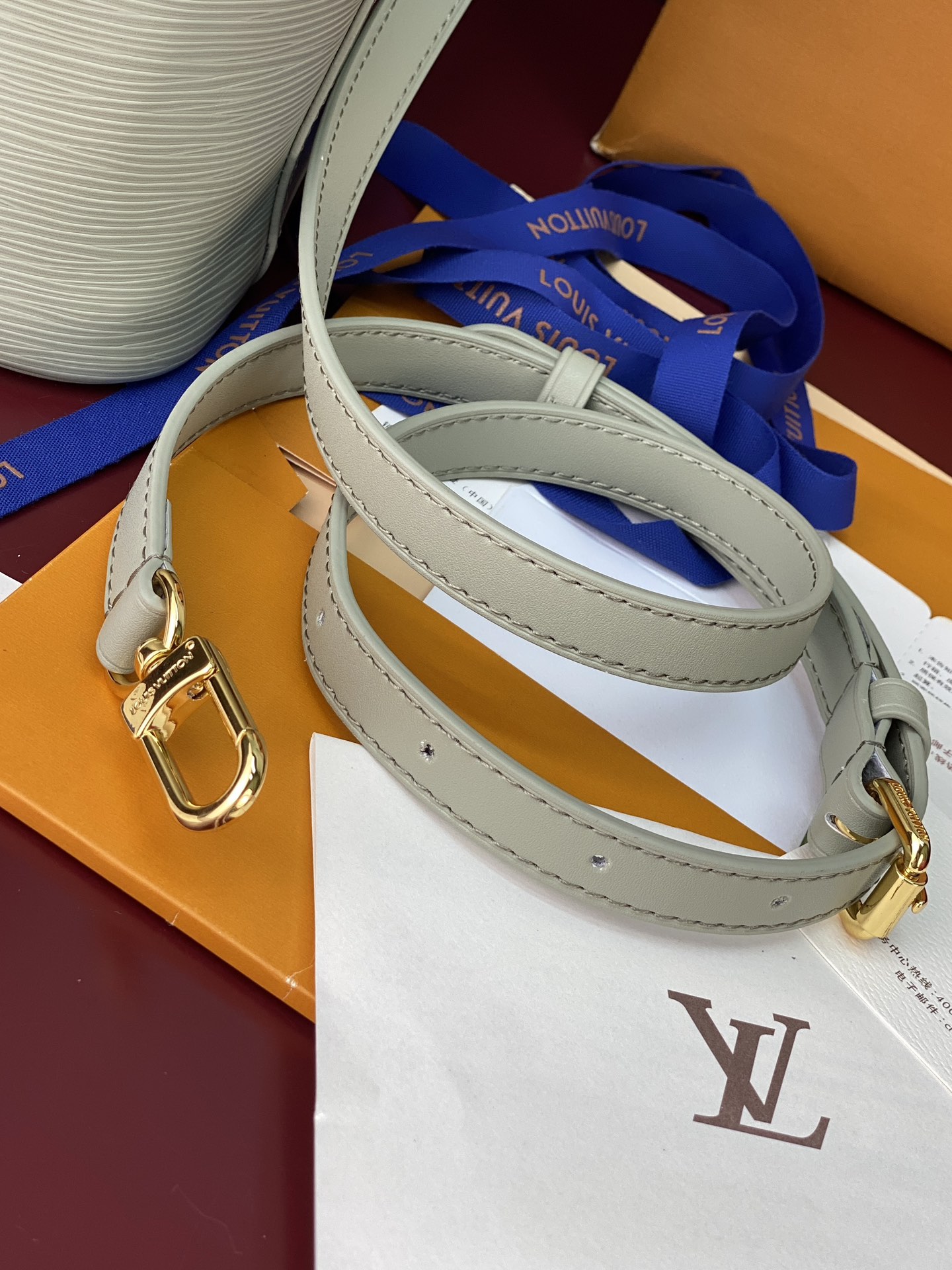 LOUIS VUITTON M25857 Light Green NICE NANO Cosmetic Pouch