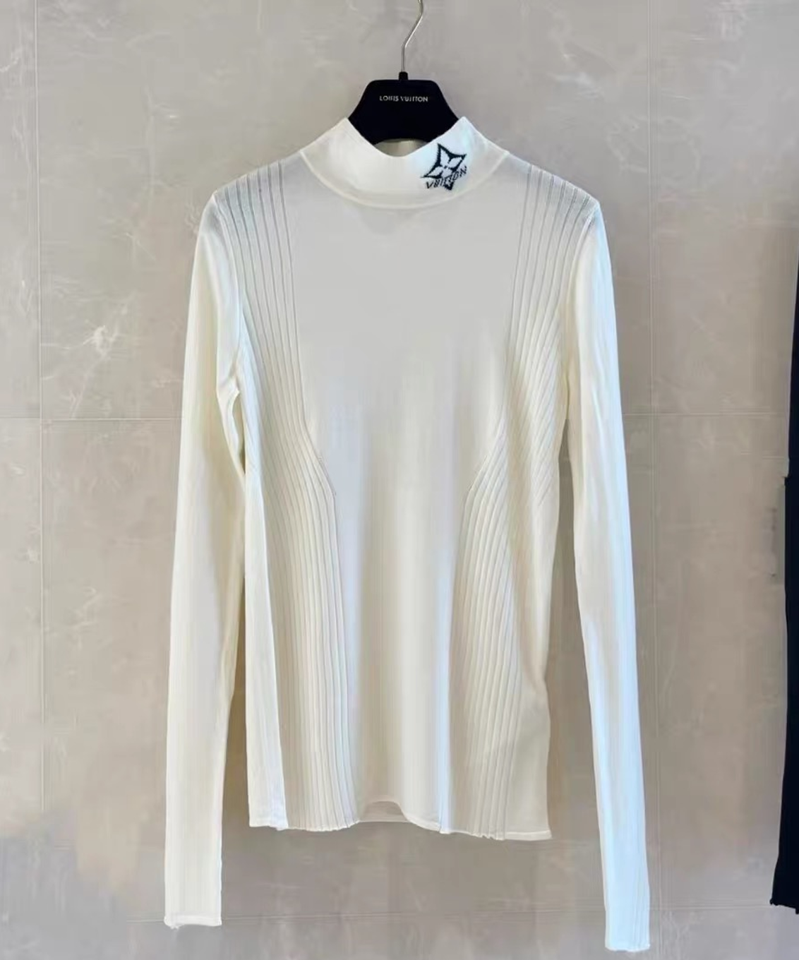 LV High-neck Merino Wool & Cashmere Blend Base Layer