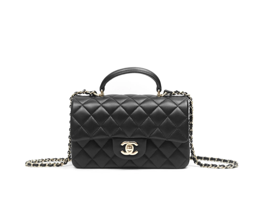 Chanel Top Handle Mini Flap Bag