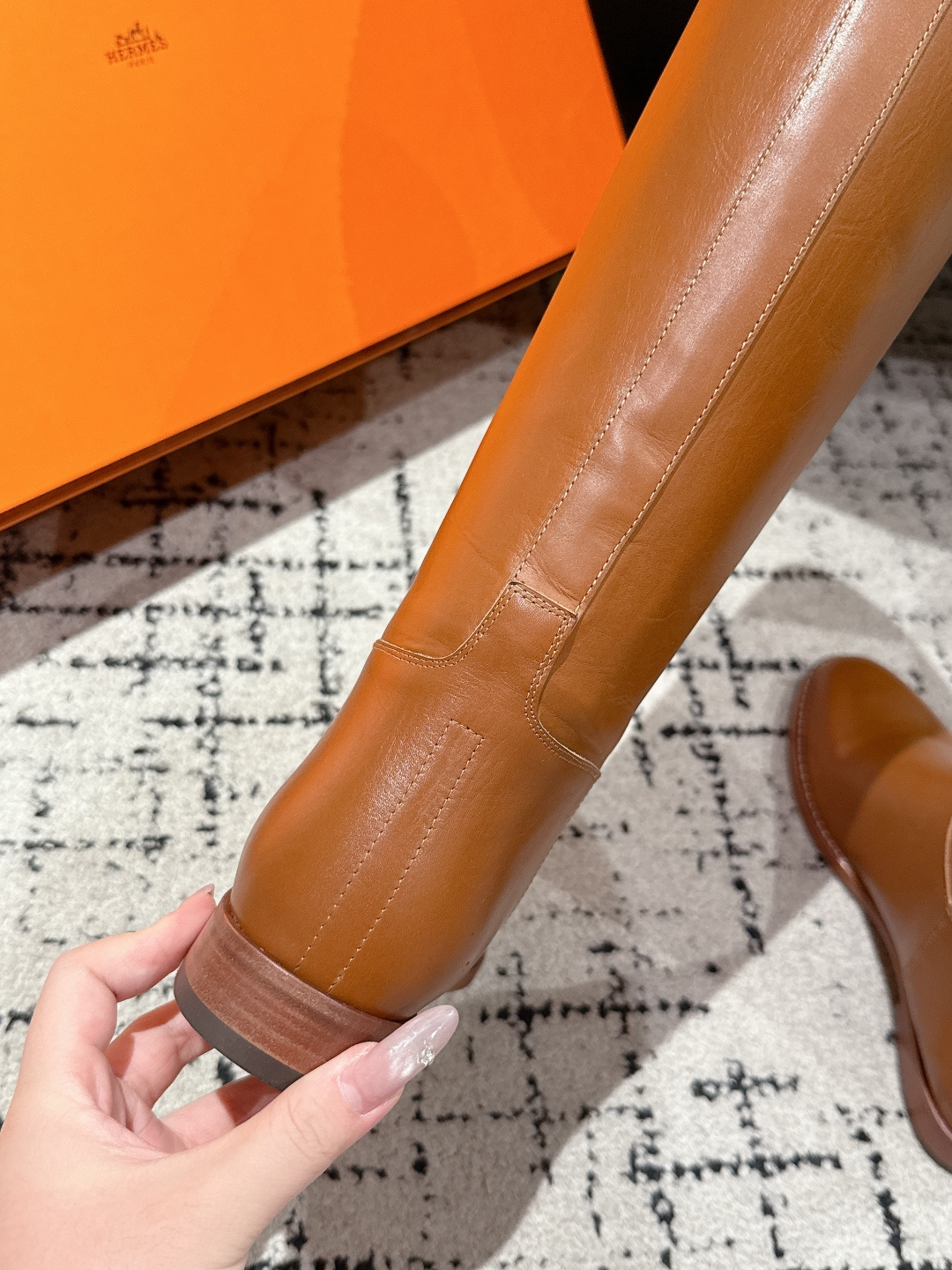Hermès 25 / Kelly Buckle Knee-High Boots