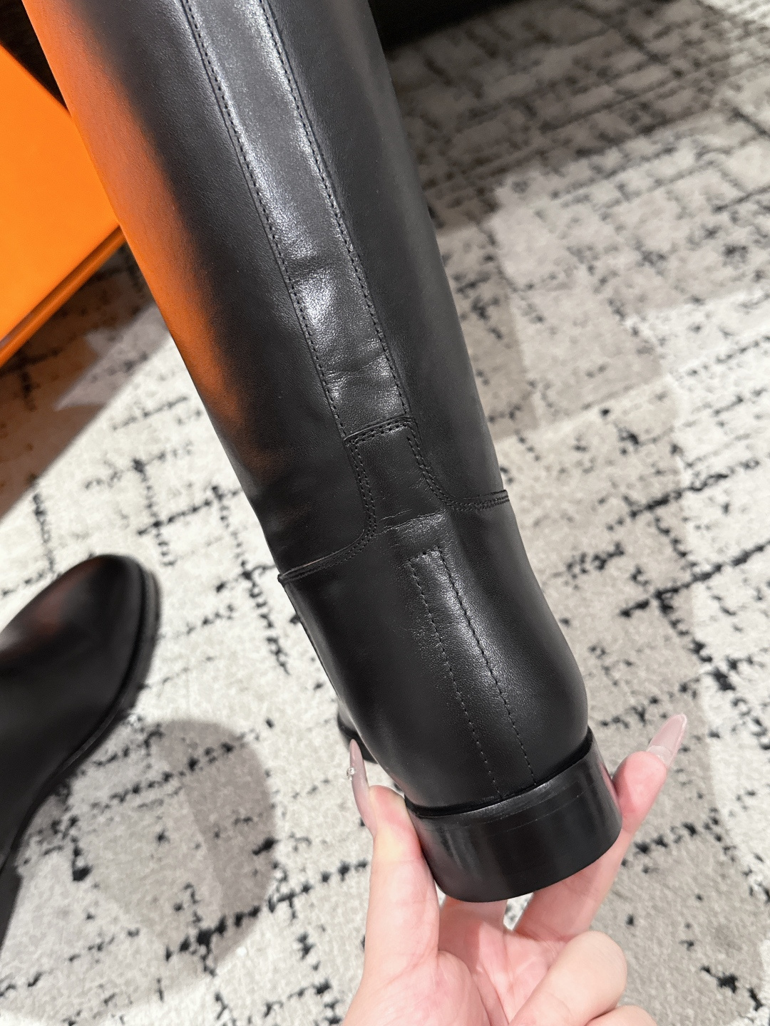 Hermès 25 / Kelly Buckle Knee-High Boots