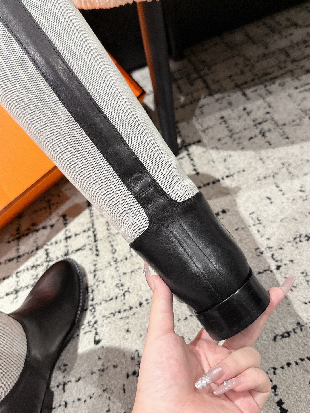 Hermès 25 / Kelly Buckle Knee-High Boots