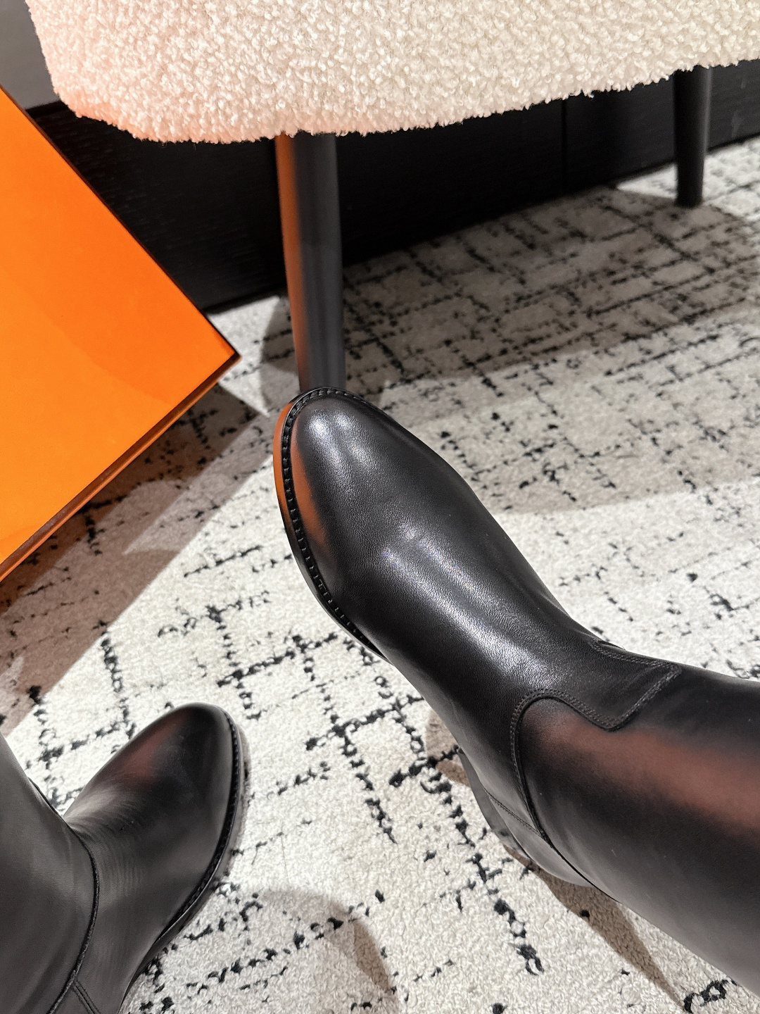 Hermès 25 / Kelly Buckle Knee-High Boots