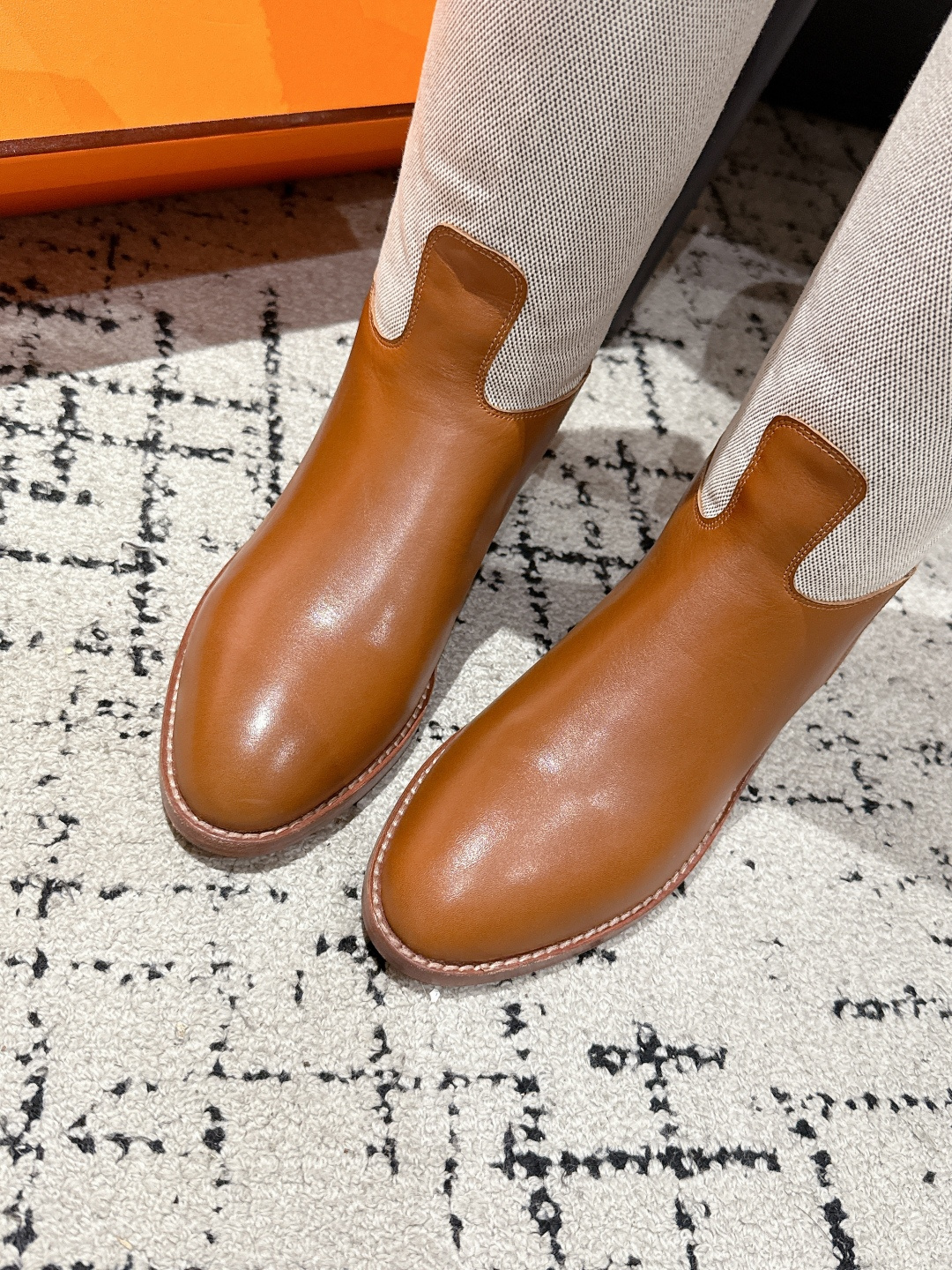 Hermès 25 / Kelly Buckle Knee-High Boots