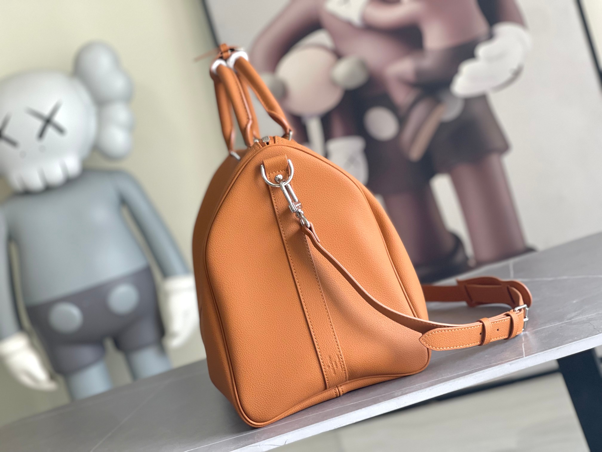 LOUIS VUITTON Keepall Bandoulière 50 Travel Bag