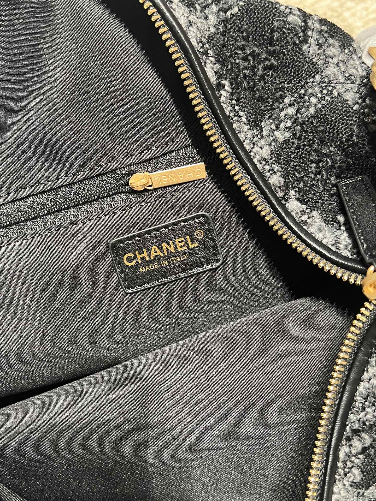 Chanel 22K Wool Maxi Hobo Bag