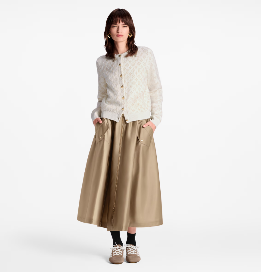 LOUIS VUITTON 1AJFRW New Monogram Brushed Knit Cardigan
