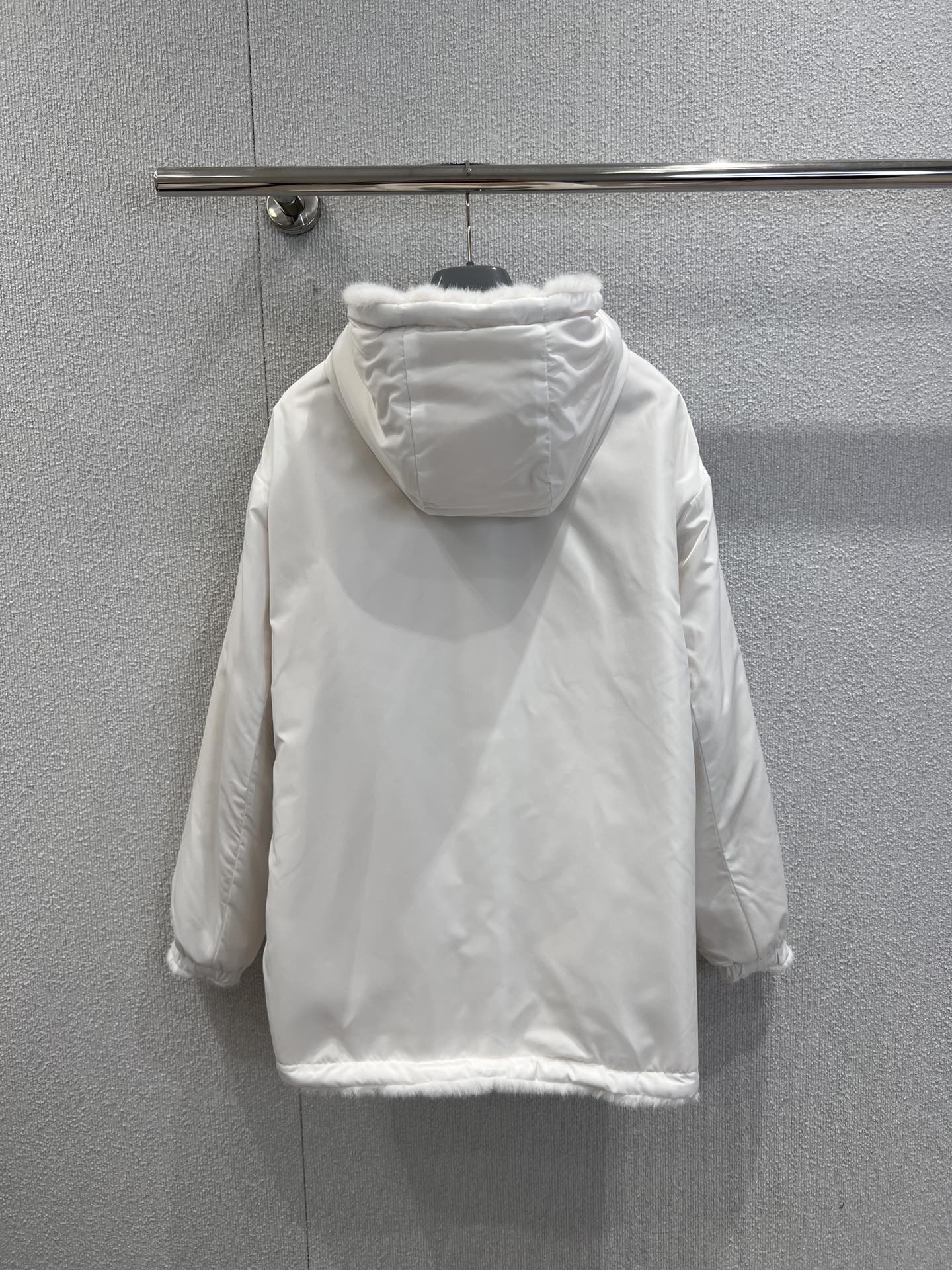 PRADA 25FW Fall/Winter New Arrival Reversible Hooded Jacket