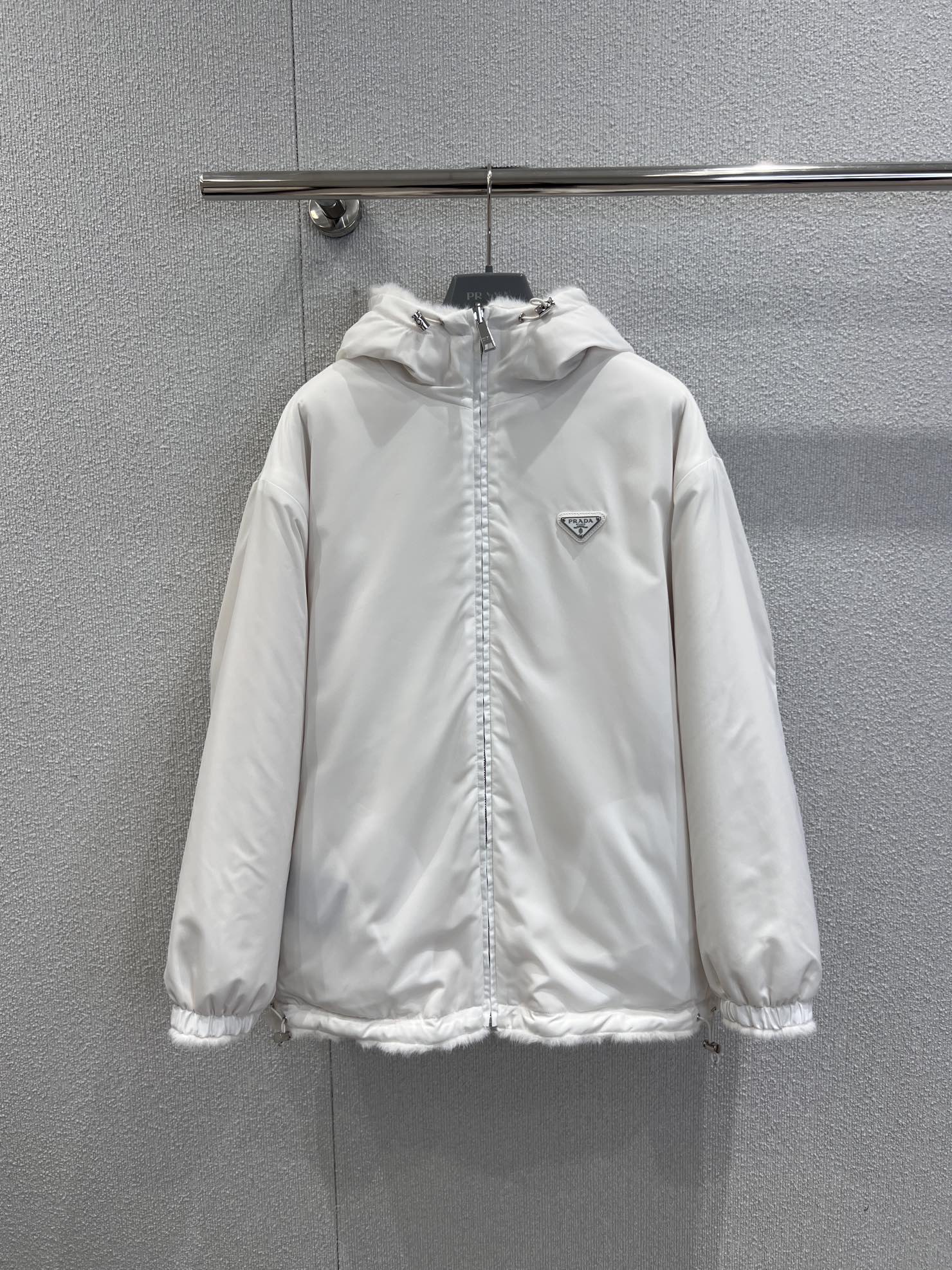 PRADA 25FW Fall/Winter New Arrival Reversible Hooded Jacket