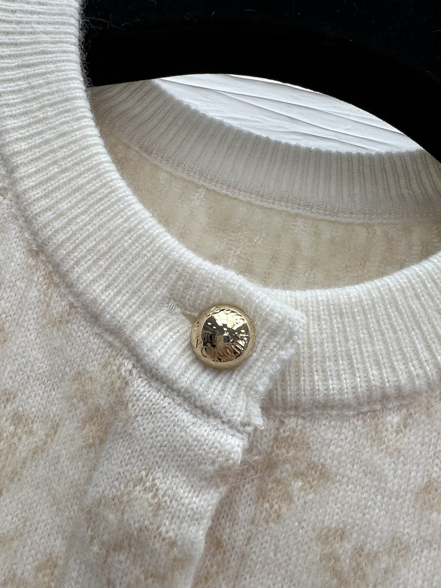 LOUIS VUITTON 1AJFRW New Monogram Brushed Knit Cardigan