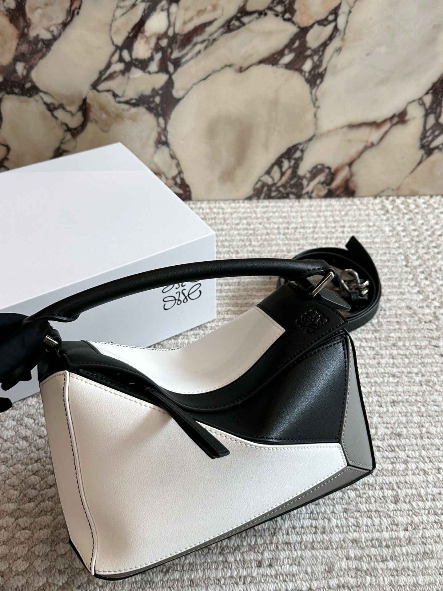 LOEWE x Albers Small Puzzle bag in nappa calfskin