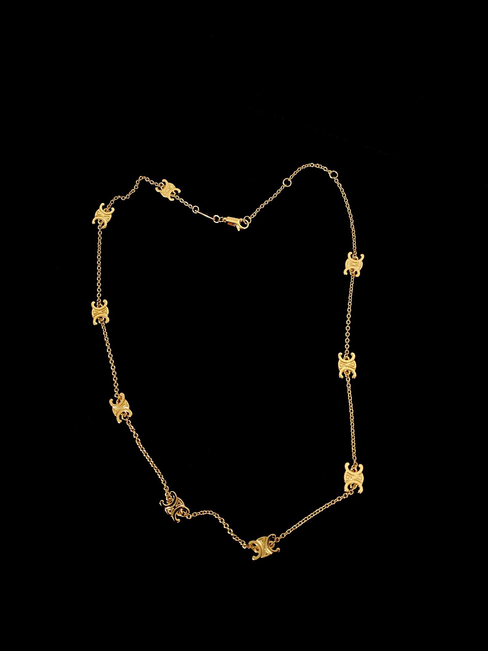 Celine TRIOMPHE Mini Choker Necklace