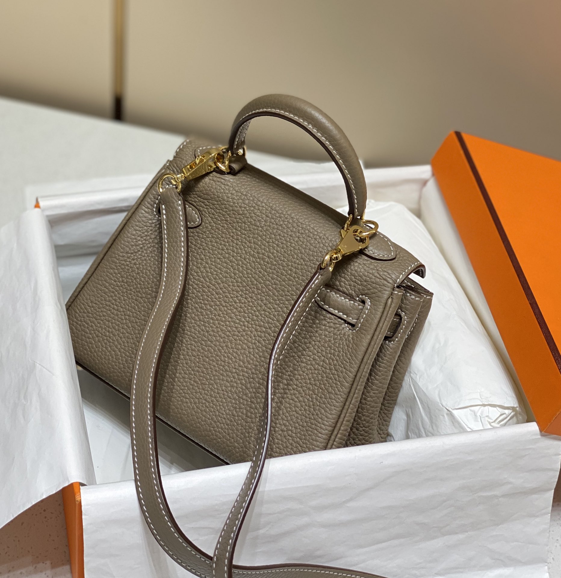 Hermès KELLY Bag-grey