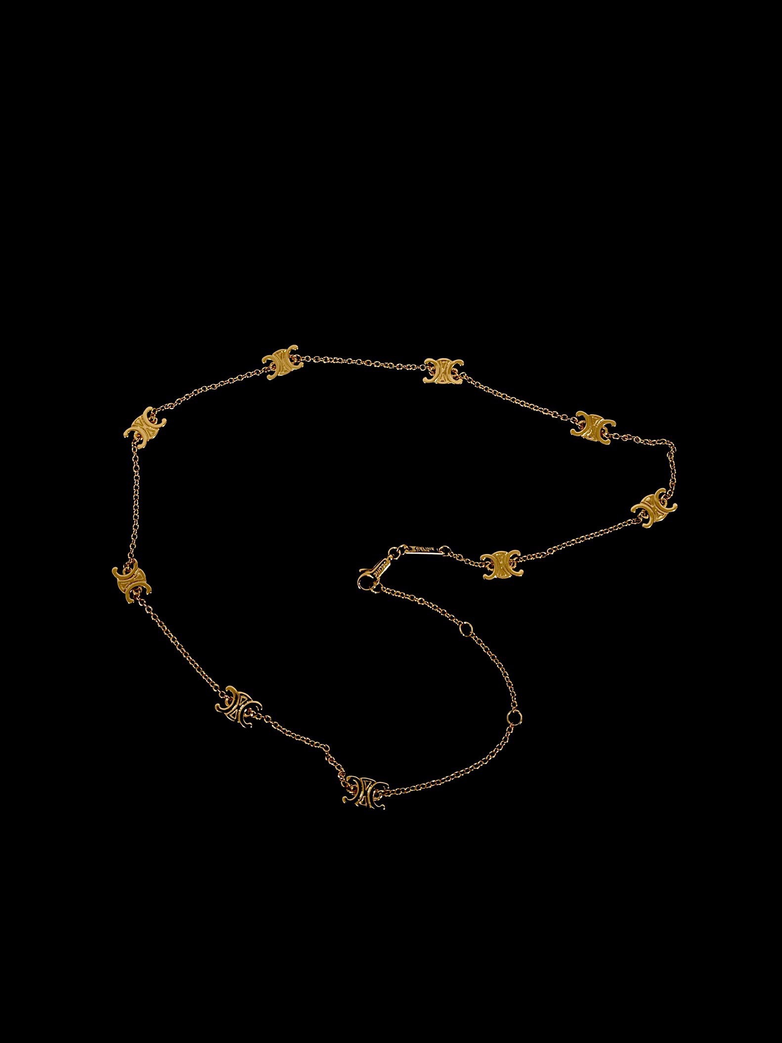 Celine TRIOMPHE Mini Choker Necklace