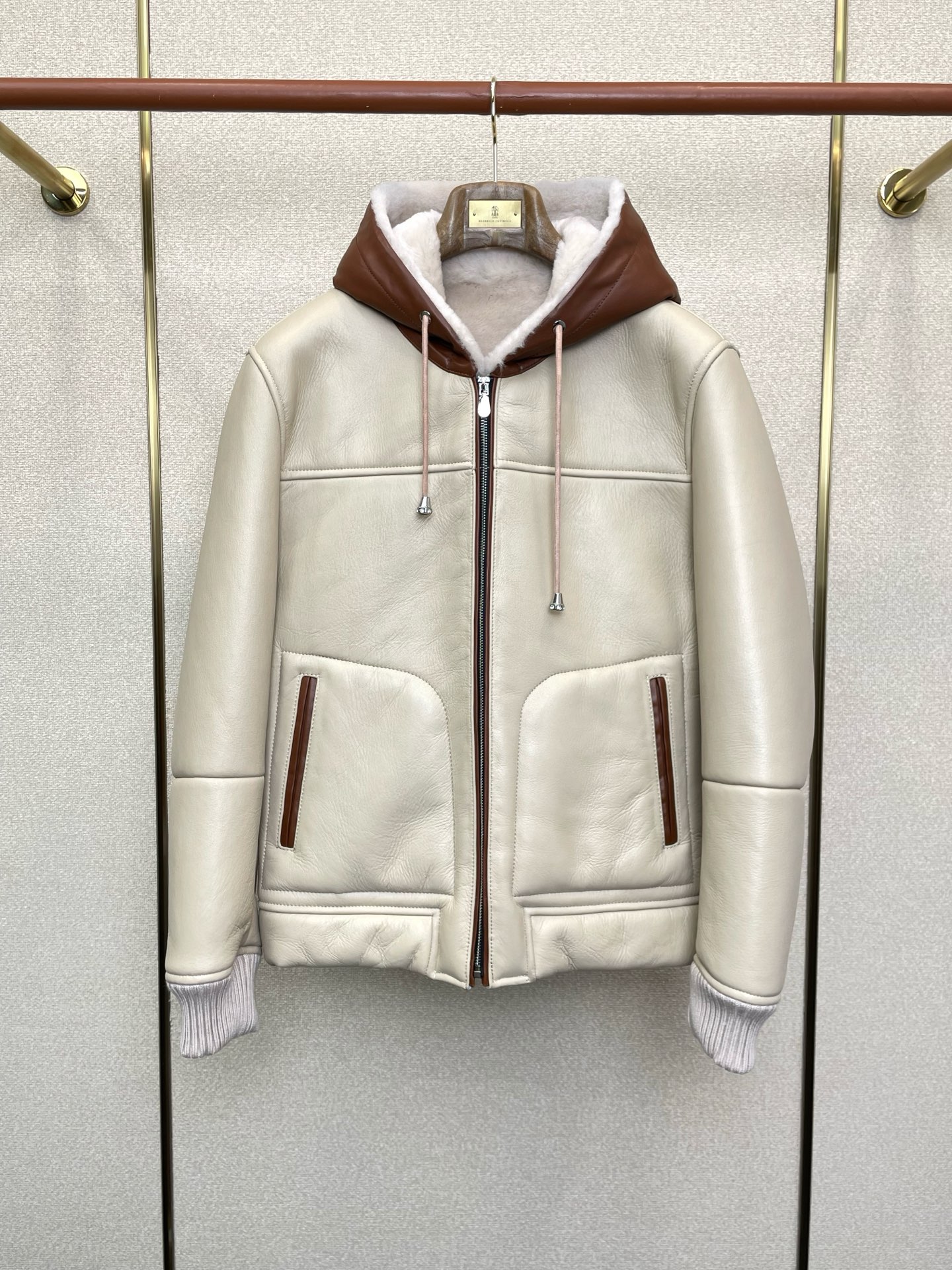 Brunello Cucinelli Leather Jacket