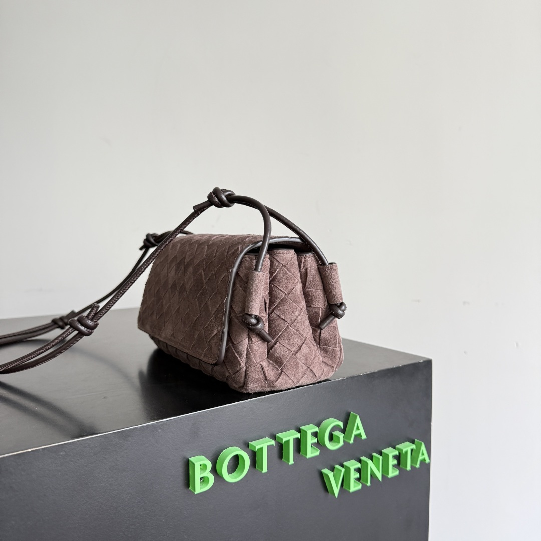 Bottega Veneta Smooth Suede Crossbody Bag