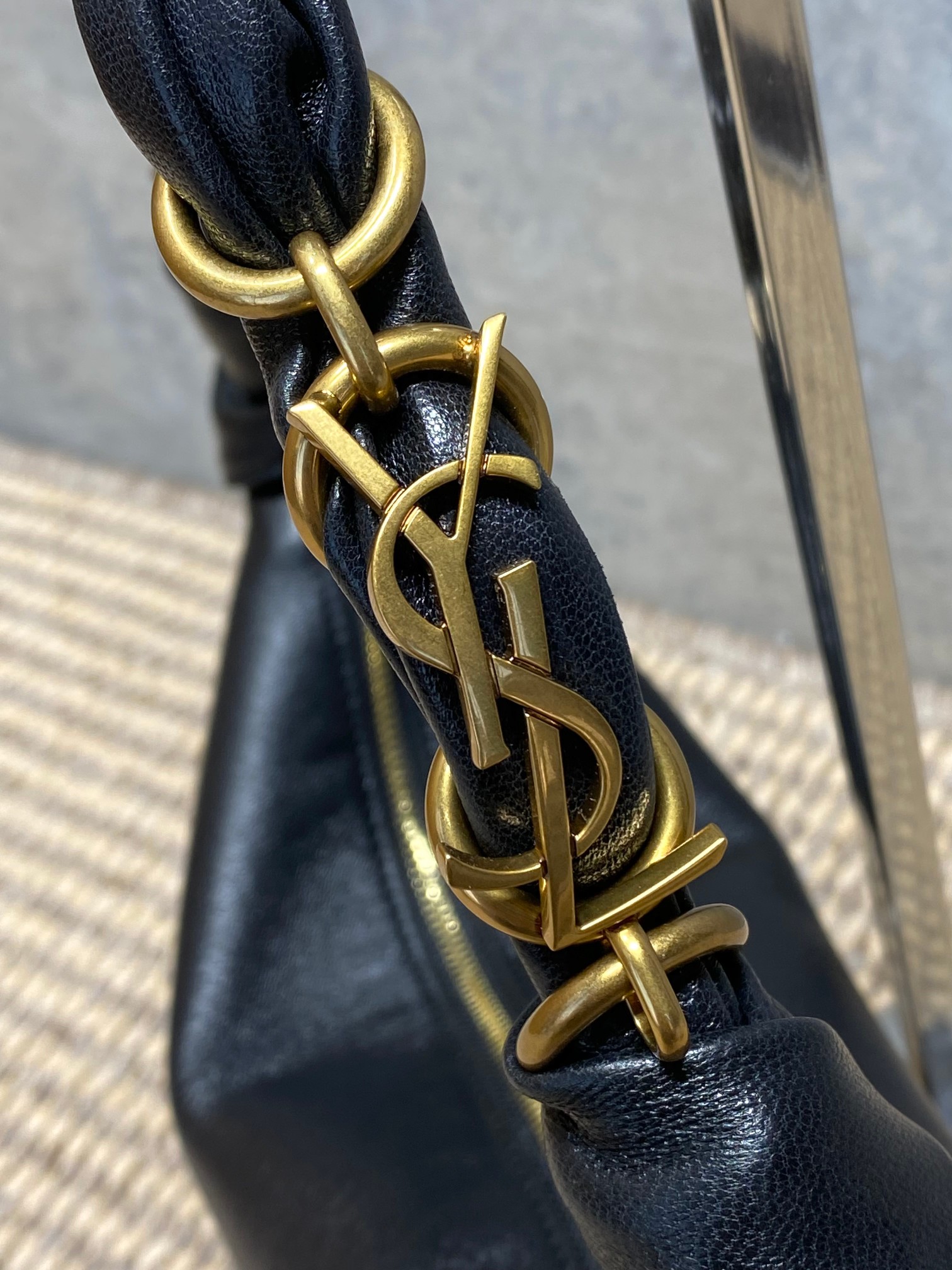 Saint Laurent AMALIA hobo in lambskin