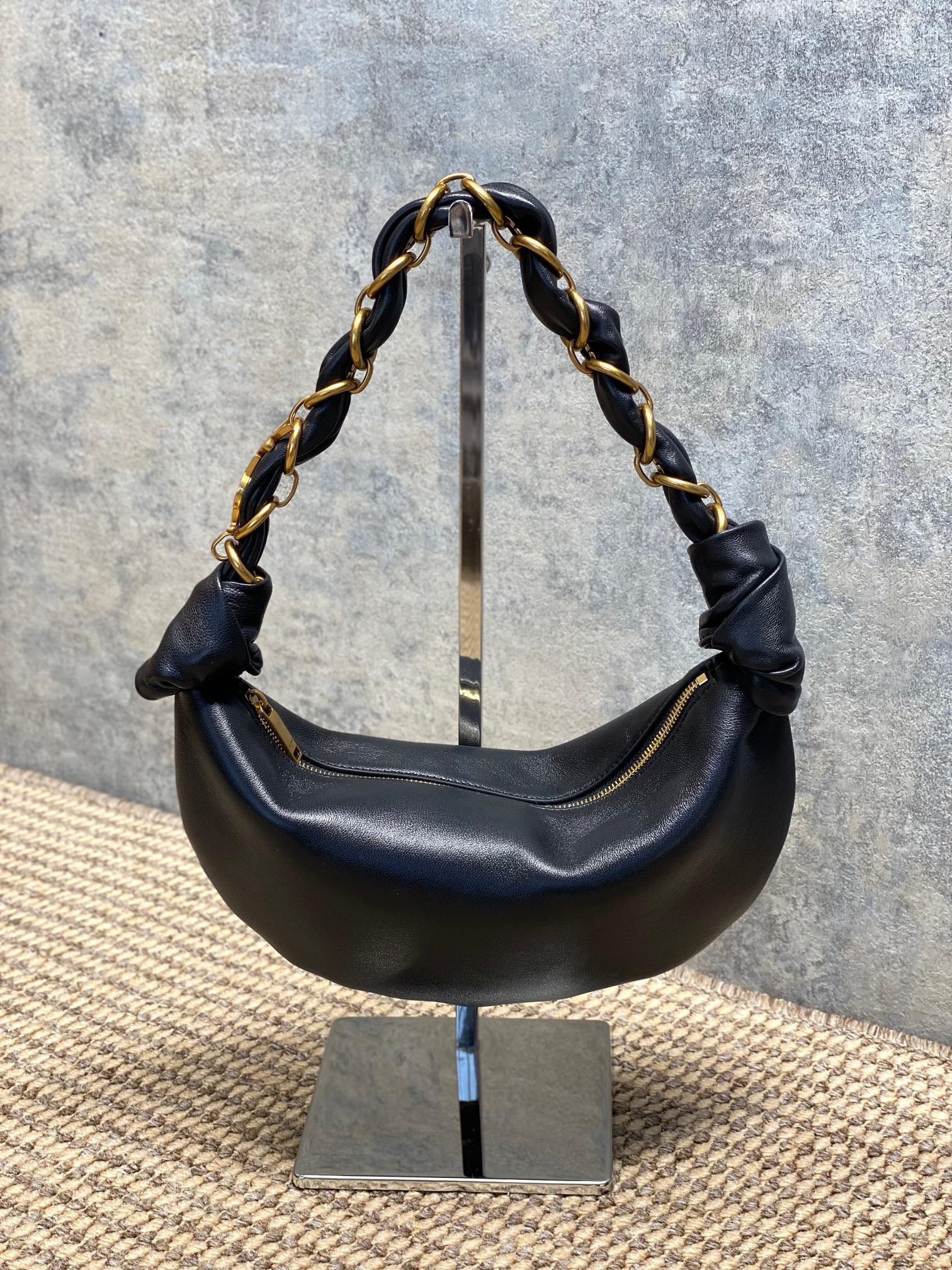Saint Laurent AMALIA hobo in lambskin