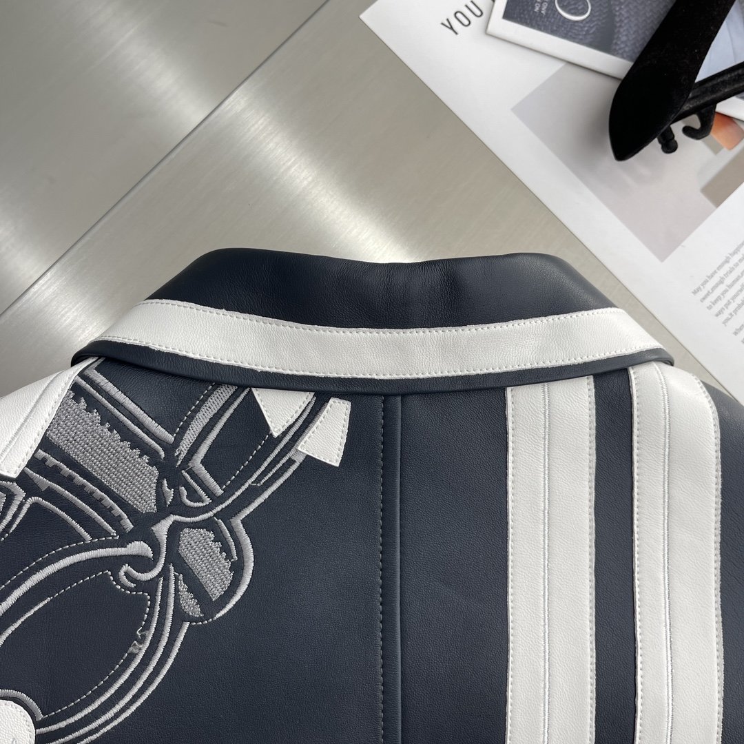 Hermès New Men’s Leather Jacket