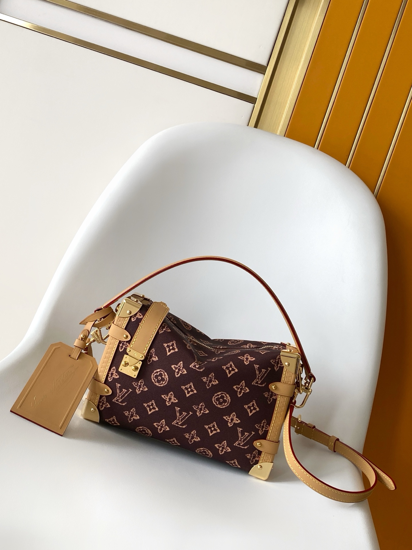 Louis Vuitton Side Trunk MM in the Monogram Origine canvas