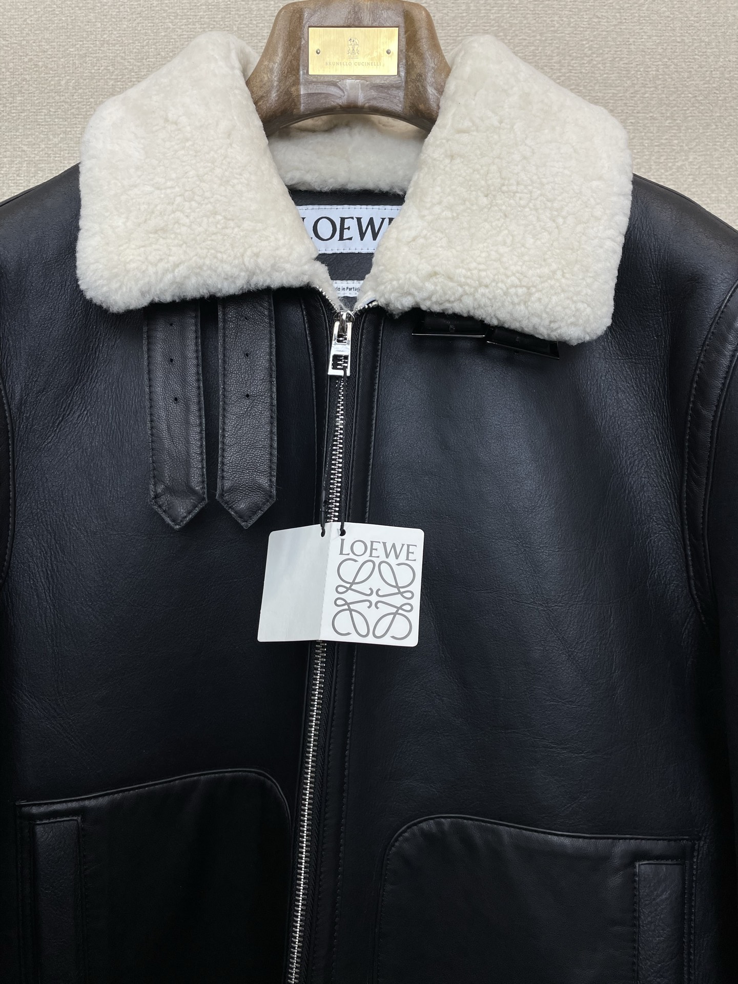 Brunello Cucinelli Leather Jacket