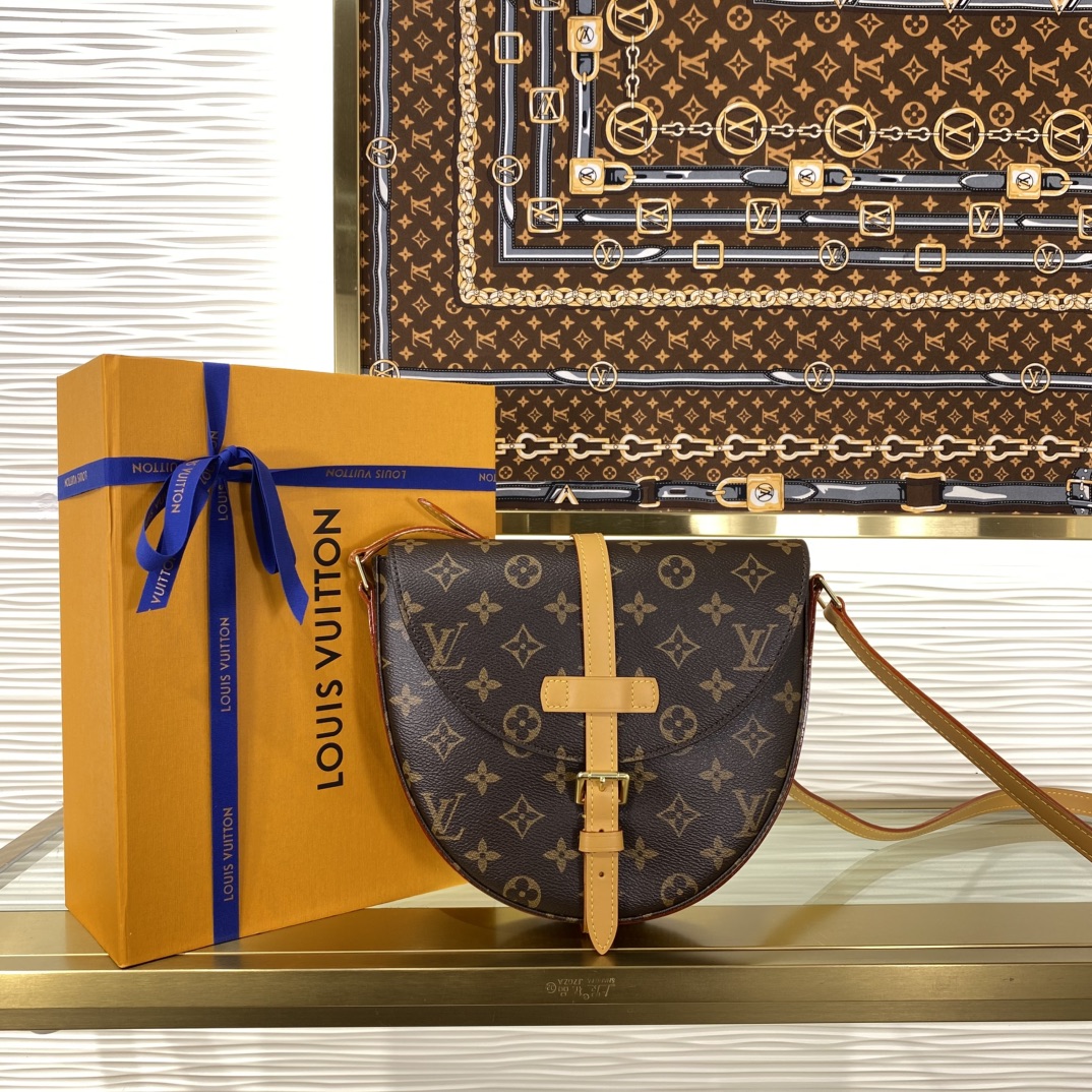 LOUIS VUITTON Monogram Saddle Bag M51233