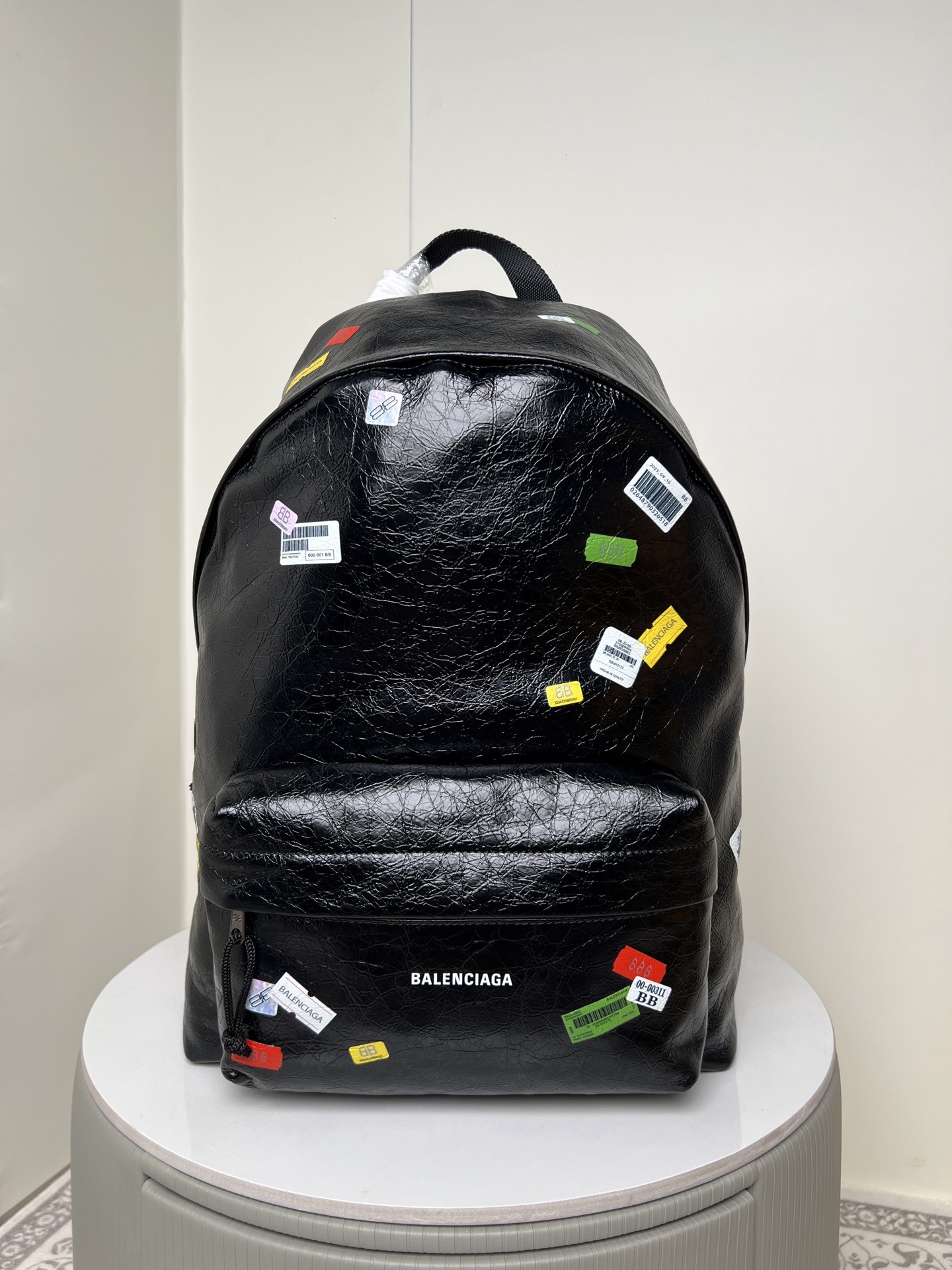 Balenciaga Men's Explorer Backpack in Black/multicolor