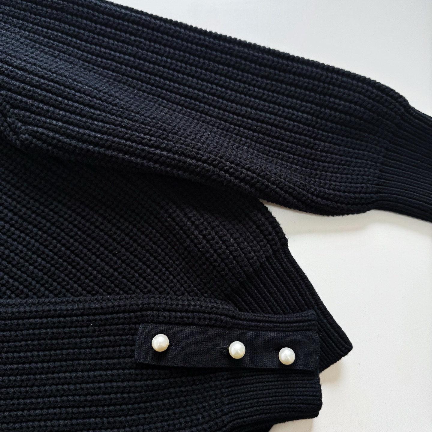 LV 1AHC12 Chunky Wool-Blend Half-Zip Pullover