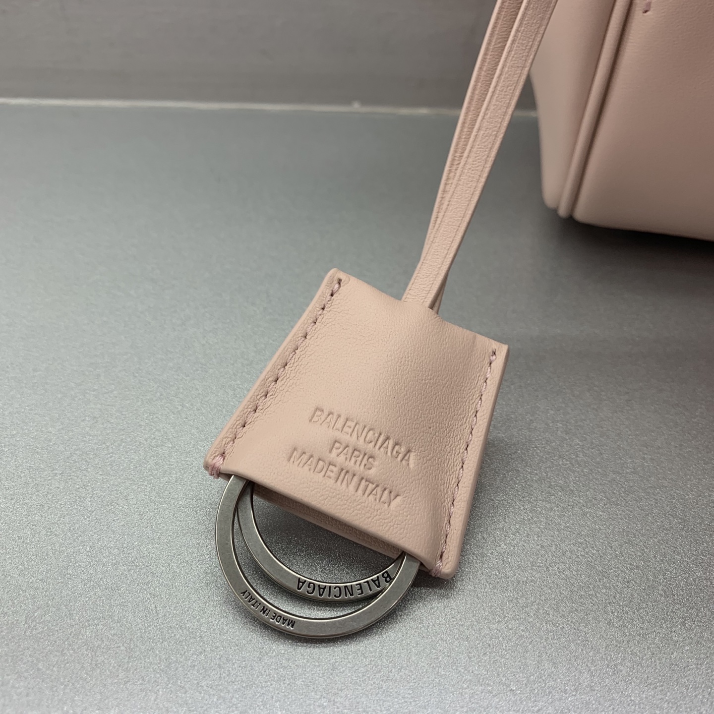 BALENCIAGA Women's Bel Air Carry All Bag Mini in Suede Pink