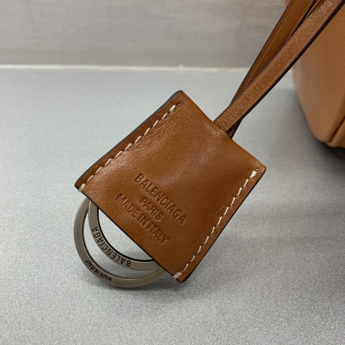 BALENCIAGA Women's Bel Air Carry All Bag Mini in Tan Cowboy