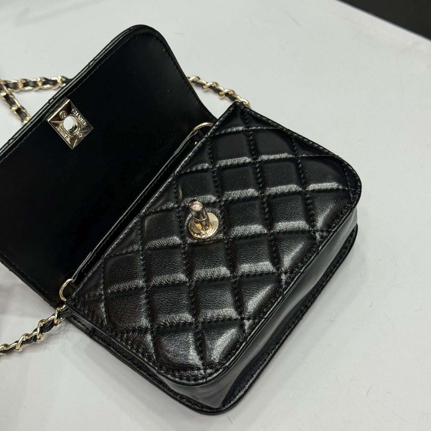 Chanel Pearl-Handle Flap Bag